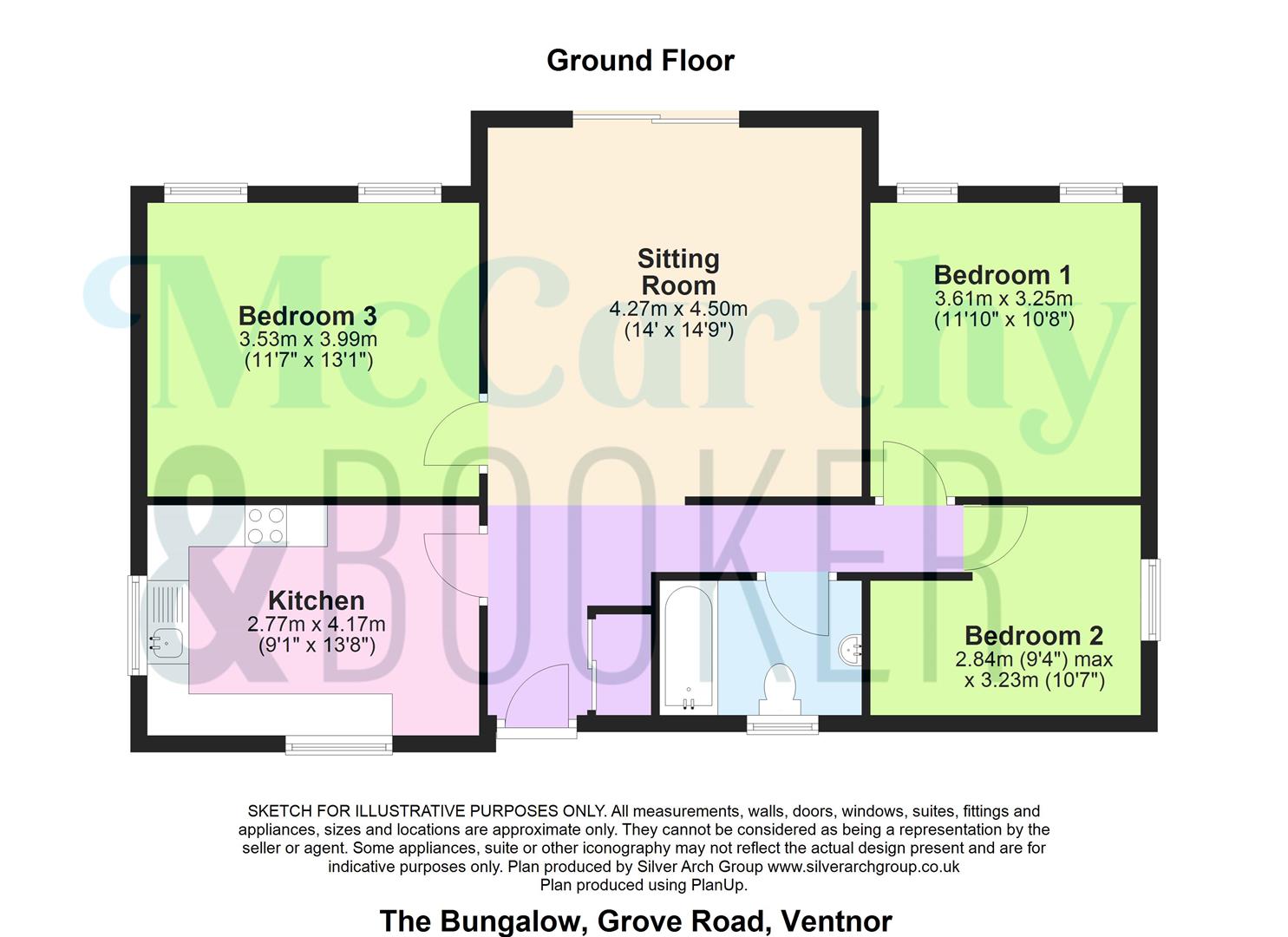 STUNNING VIEWS! Grove Road, Ventnor floorplan